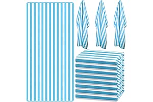 12 Pack Kids Beach Towel Bulk Striped Pool Towels