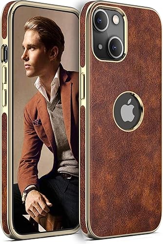LOHASIC Funda para iPhone 13, cuero vintage, delgada, de lujo, de poliuretano, suave, flexible, antideslizante, a prueba de golpes, antiarañazos, LOHASIC Funda para iPhone 13, cuero vintage, delgada, de lujo, de poliuretano, suave, flexible, antideslizante, a prueba de golpes, antiarañazos,