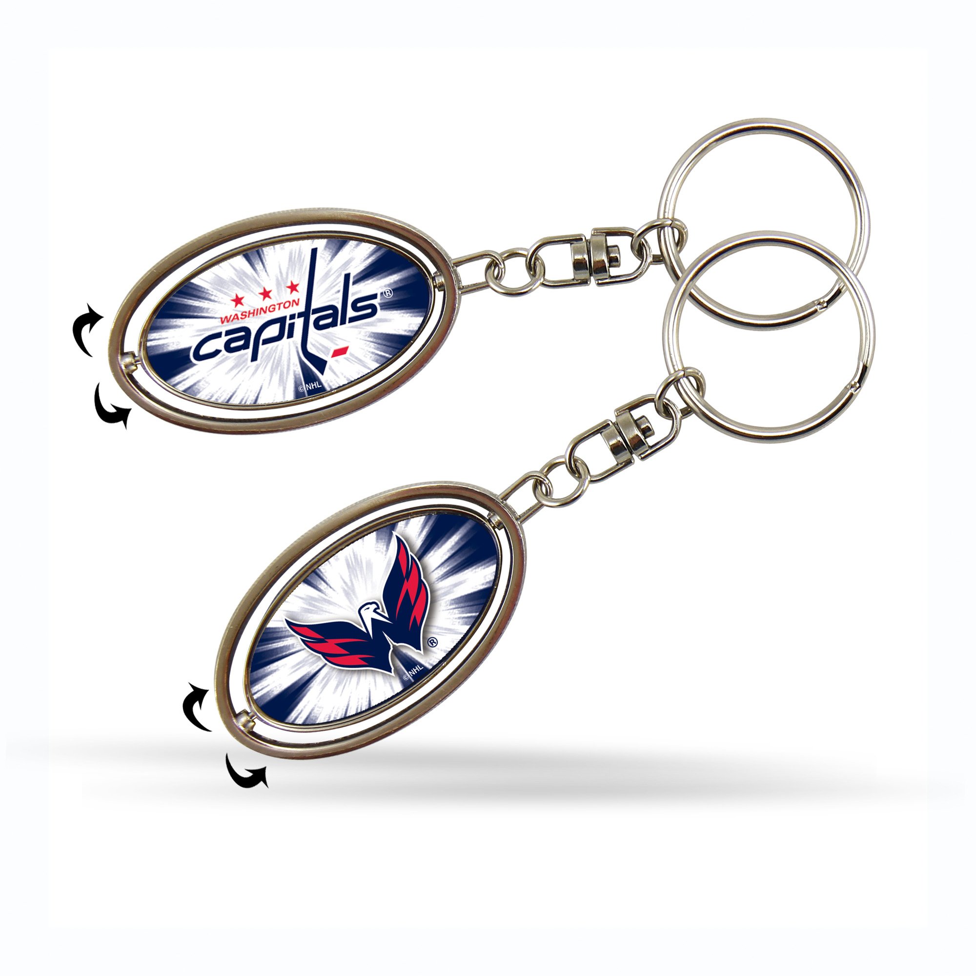 Rico NHL Washington Capitals Spinner Keychain
