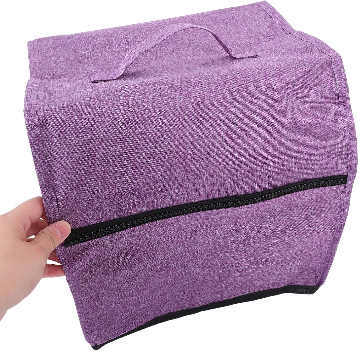 Portable Sewing Machine Organizer Cover with Six Pockets and Carry Handle Oxford Cloth Dust Cover for Home Sewing and Taking to Classes
