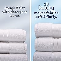 Vista 5 de Suavizante de tela líquido Downy Free & Gentle, 111 fl oz, 150 cargas, hipoalergénico, acondicionador de tela líquido apto para pieles sensibles