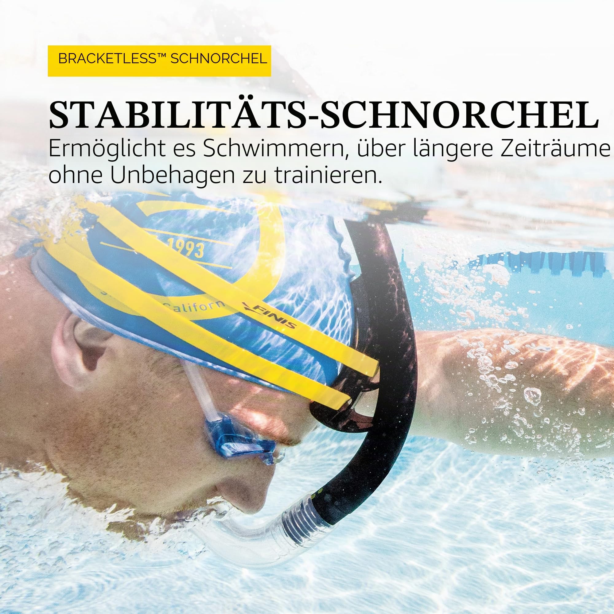 Finis Unisex Stability Schnorchel, Speed Black, Einheitsgröße