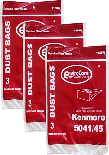 EnviroCare Replacement Vacuum Cleaner Bags Designed to fit Kenmore 5041 and 5045 Type H Canisters 9 Bags