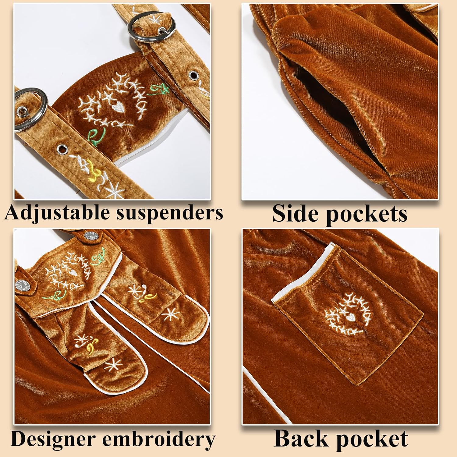 Populus Women Oktoberfest Lederhosen Outfit German October Festival Costume - Image 6