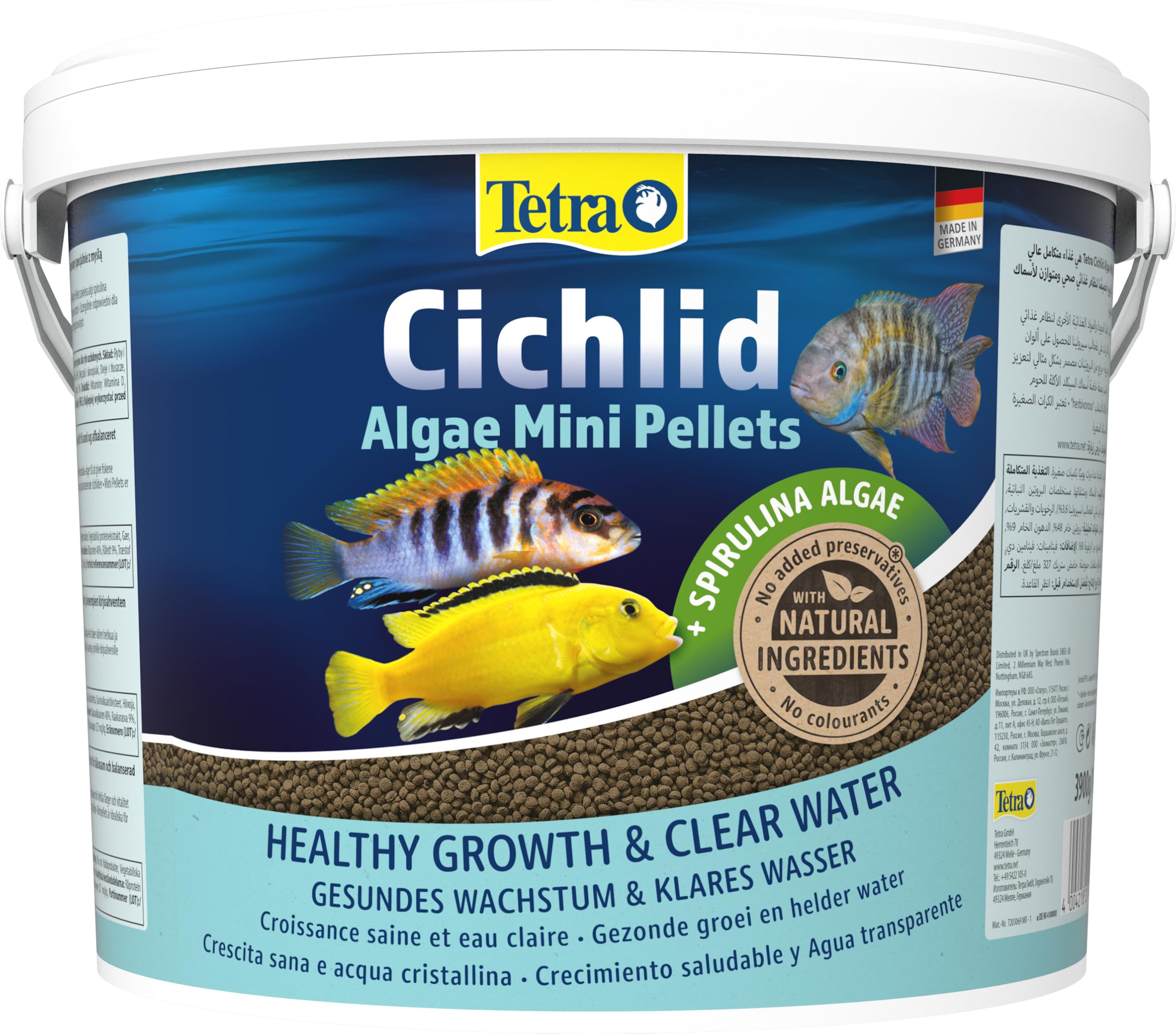 Tetra Yem Cichlid Algea Mini 10 Litre