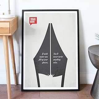 Poster Quote, Literary Quote, Art Print, Minimalist Poster, Quote, Illustration, Minimalist Quotation Print - Thomas Moore