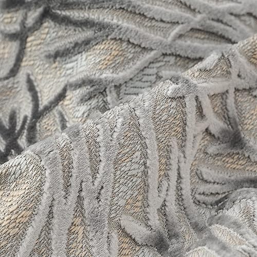 Miniatura 10 de Yangest Funda de almohada lumbar de ramitas beige, funda de cojín de terciopelo neutral oblonga para sofá, dormitorio, sala de estar, decoración del