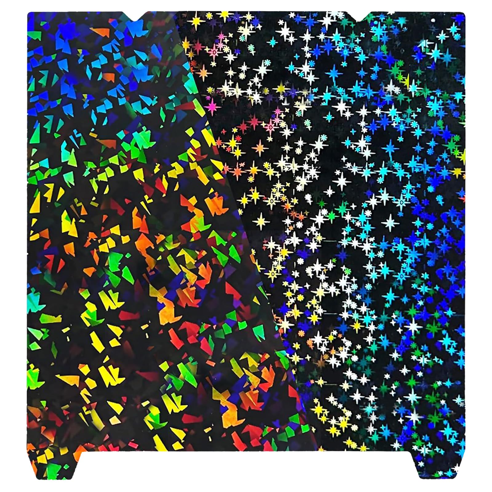 IdeaFormer-3D Rainbow Confetti PEF + Galaxy PEY płyta konstrukcyjna do Creality K1 Max, elastyczna blacha stalowa sprężynowa bez płyty magnetycznej do drukarki 3D Creality K1 Max, 310 x 315 mm