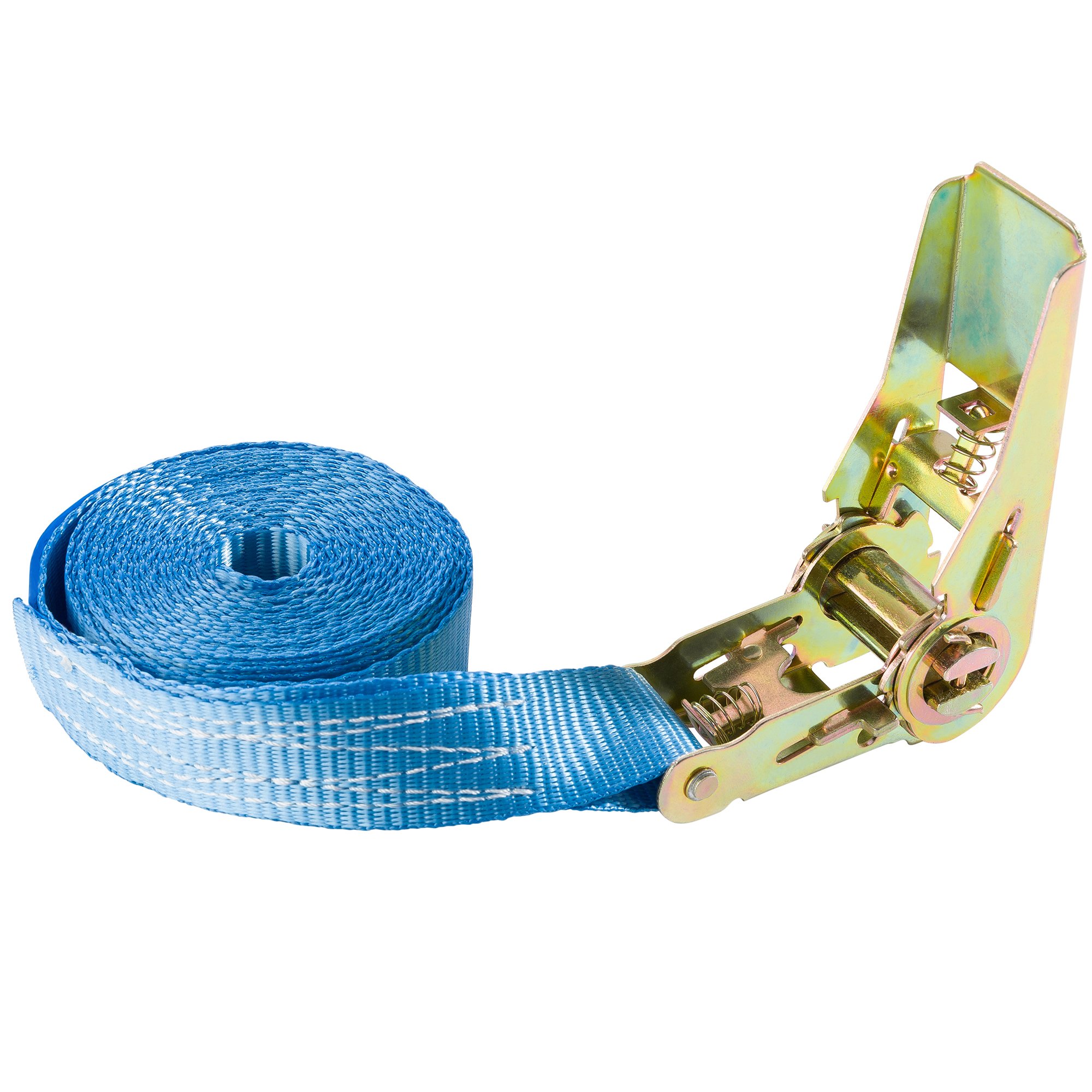 Arebos Spanngurt mit Ratsche einteilig | 10 Stück 800kg 4m | Ratschengurte | Zurrgurte | 25mm | 800 daN 0,8t