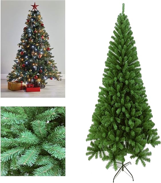 Wheels N Bits J-Living 5Ft Christmas Tree Colorado Spruce Metal Stand Xmas Bushy Pine Branches