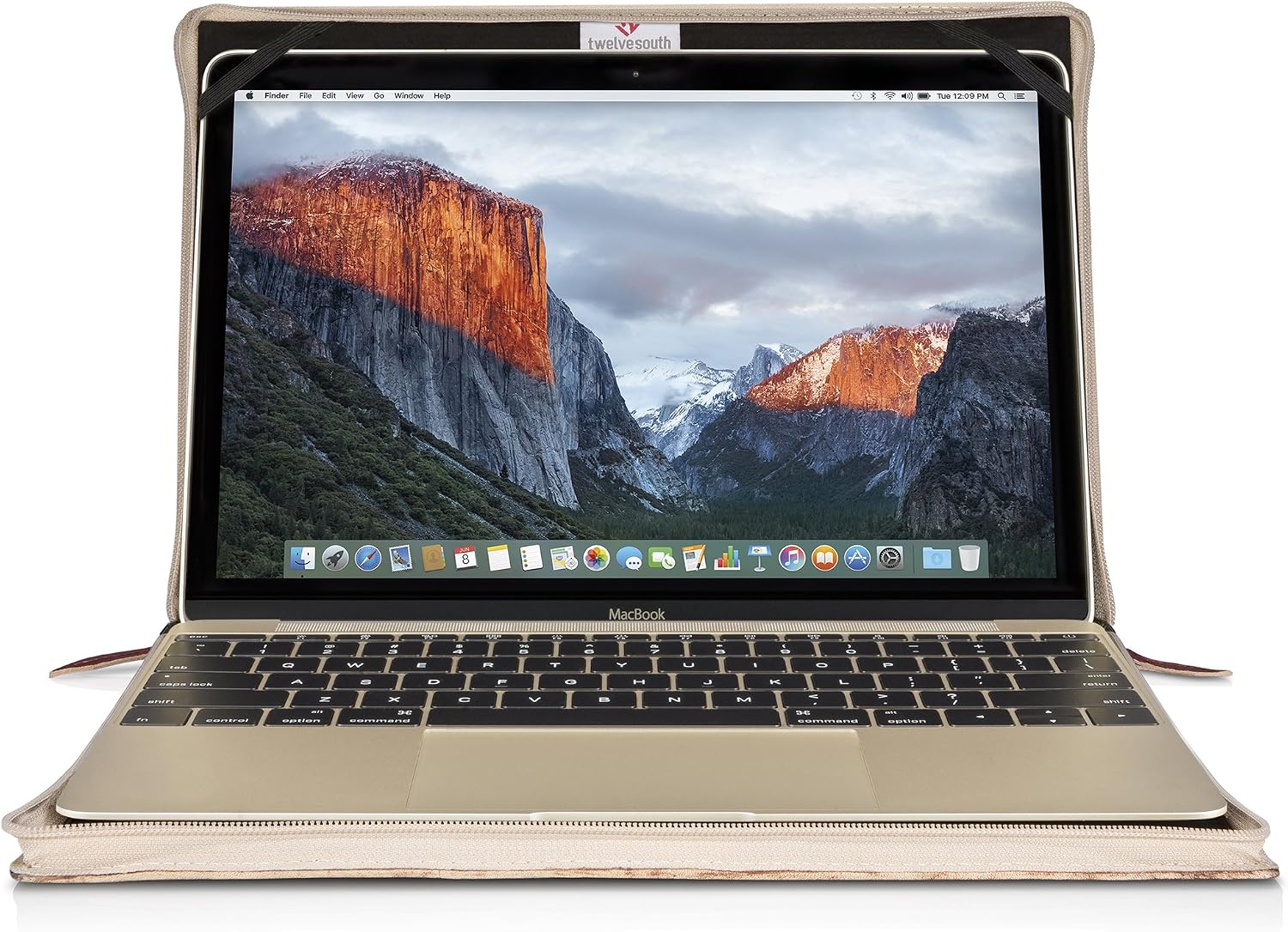 Twelve South Rutledge BookBook for MacBook | Artisan Leather Book case/Sleeve for 12-inch MacBook