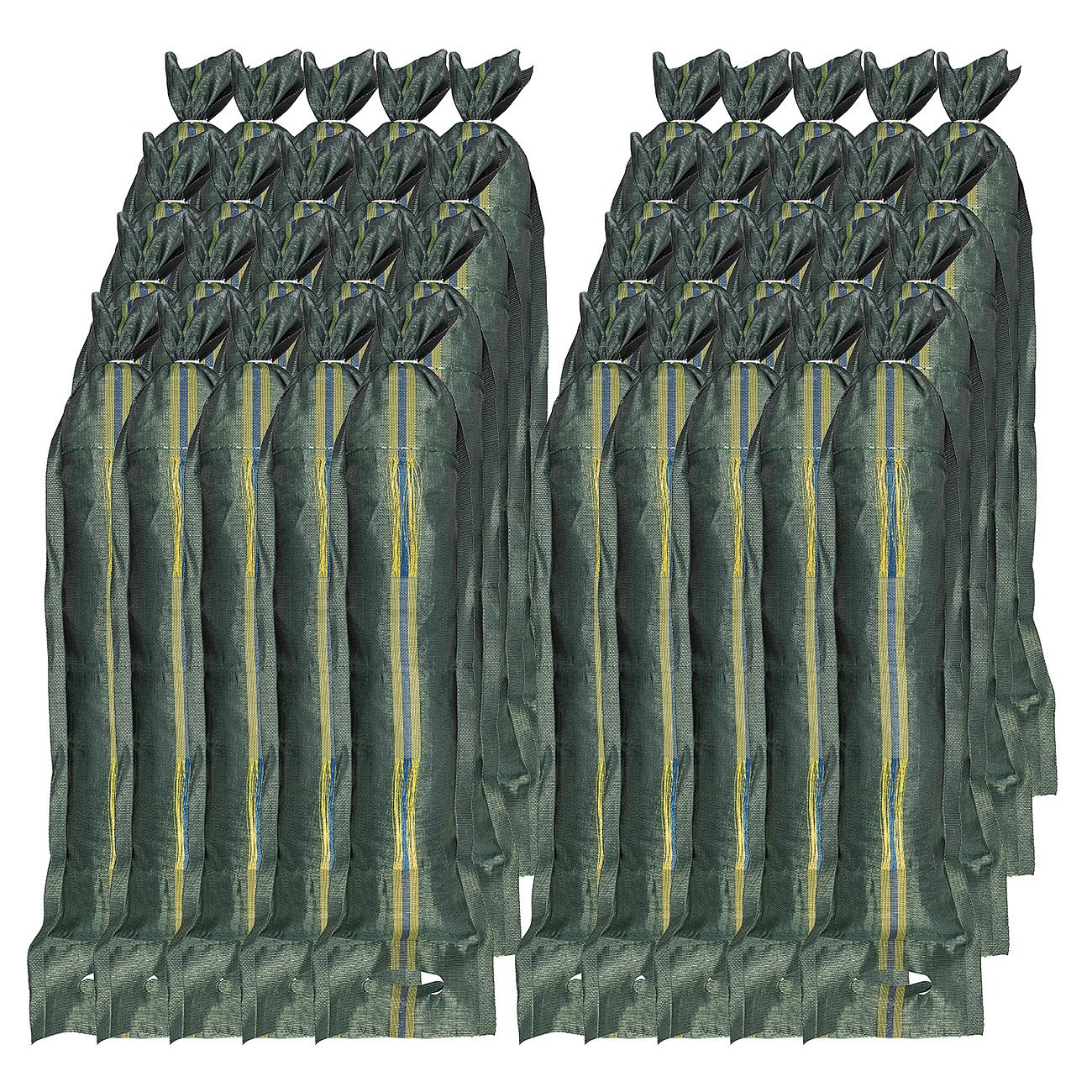 Semptec Urban Survival Technology Sandsäcke Hochwasser: 40er-Set Sandsäcke aus stabilem Monofilgewebe, 25 x 100 cm (zum selber Befüllen, Wasserdichter Sand-Sack, Tasche)