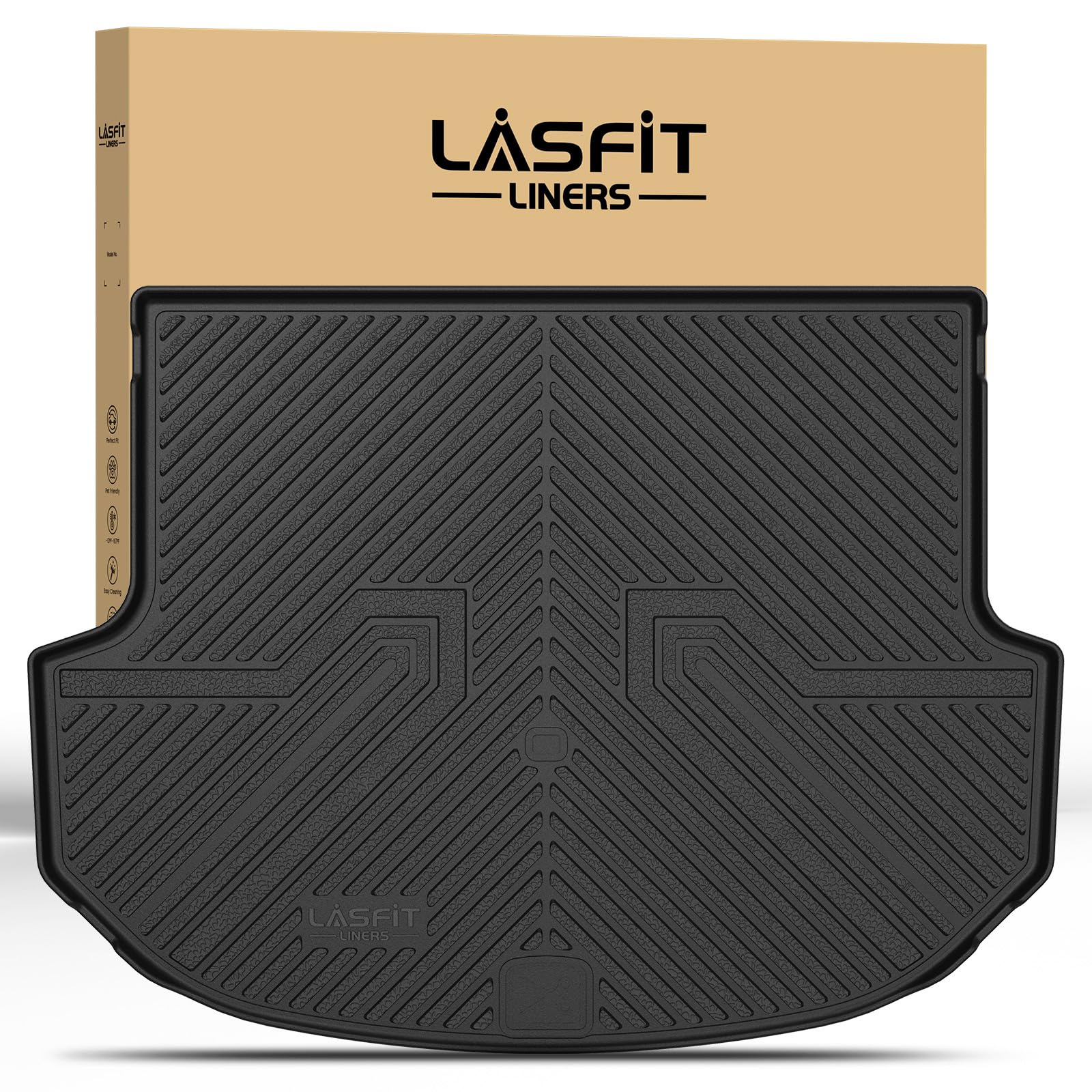 LASFIT Cargo Mat for Hyundai Santa Fe Sport 2018 2017 2016 2015 2014 2013