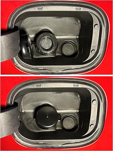 Miniatura 3 de Cap & Shield Tapa de gasolina sin tapa de 2.375 pulgadas de diámetro interior, cubierta de agua y polvo compatible con GMC, Chevrolet, Buick y