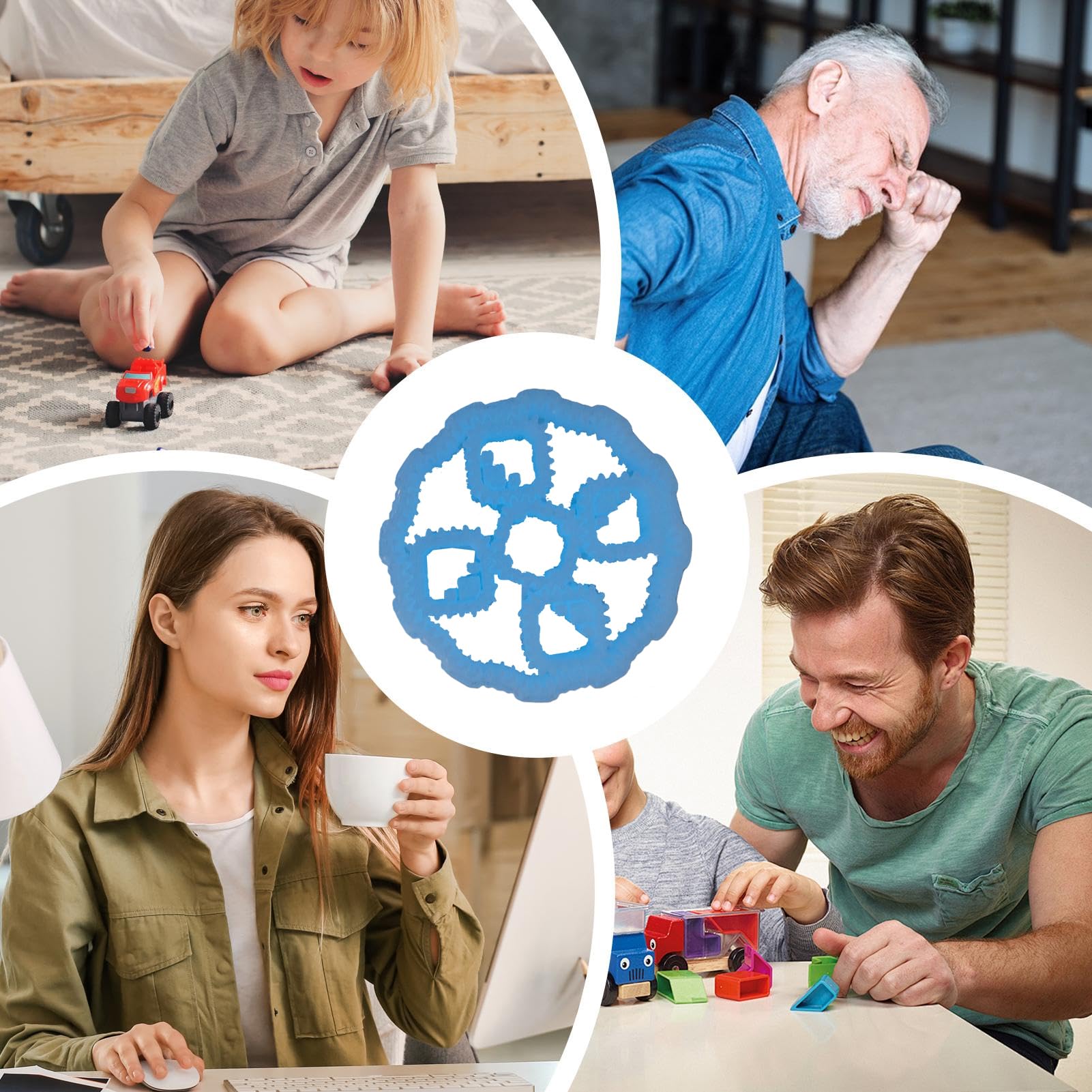 Giochino Spinner Con Ingranaggi - Giroscopio A Ingranaggi Da Dita,Giroscopio Tattile Portatile Per Adulti E Adolescenti Per Riduzione 'Ansia