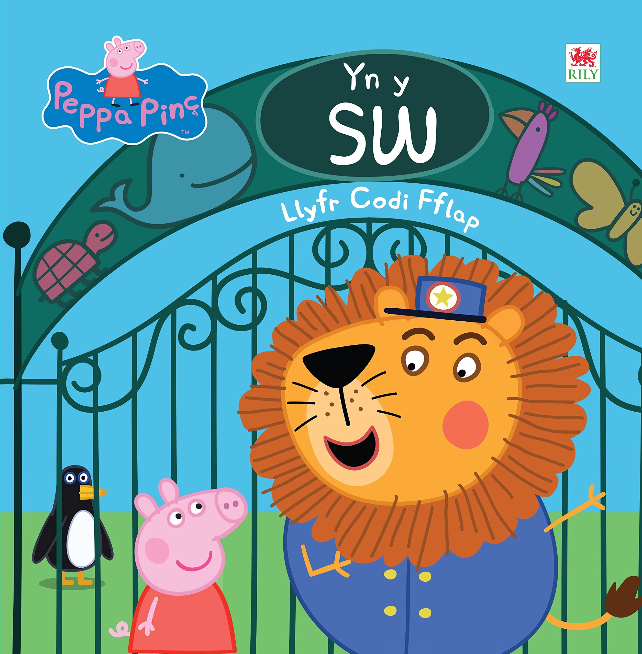 Peppa yn y Sw| Peppa Pinc | Llyfr Cymraeg | Welsh board book | 'Peppa Pig: Peppa Goes to the Zoo' is the English title | enjoy reading Peppa in Welsh! |for young children 18 months plus