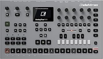 Elektron Analog Four MKII 4-Voice Analog Desktop Synthesizer and CV Sequencer