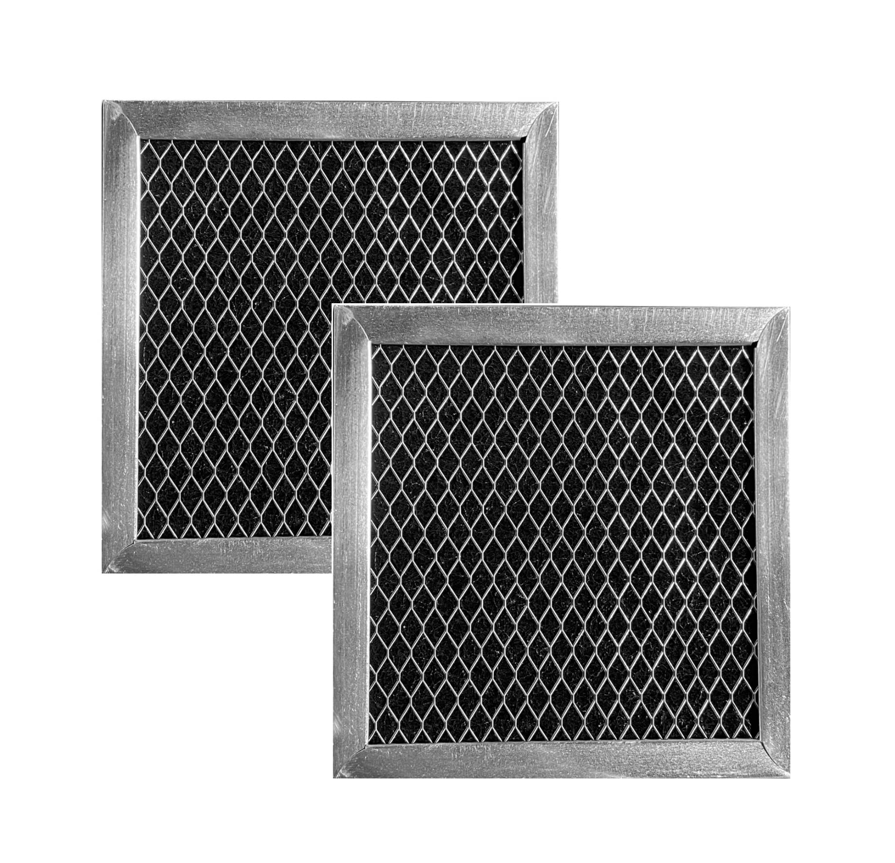 Air Filter Factory Replacement For PS1871363 Whirlpool 5.12 x 5.37 x 0.37 Inches Microwave Oven Charcoal Carbon Vent Filter 2-Pack