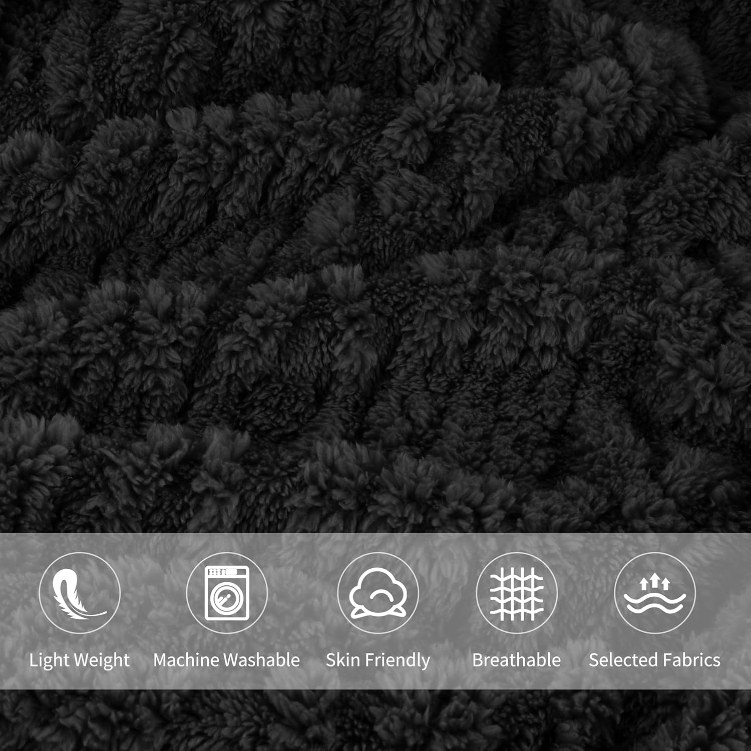 Catalopnia Womens Wearable Poncho Blanket, Fleece Blanket Cape with Pockets, Soft Warm Shawl, Gifts For Women - Image 3