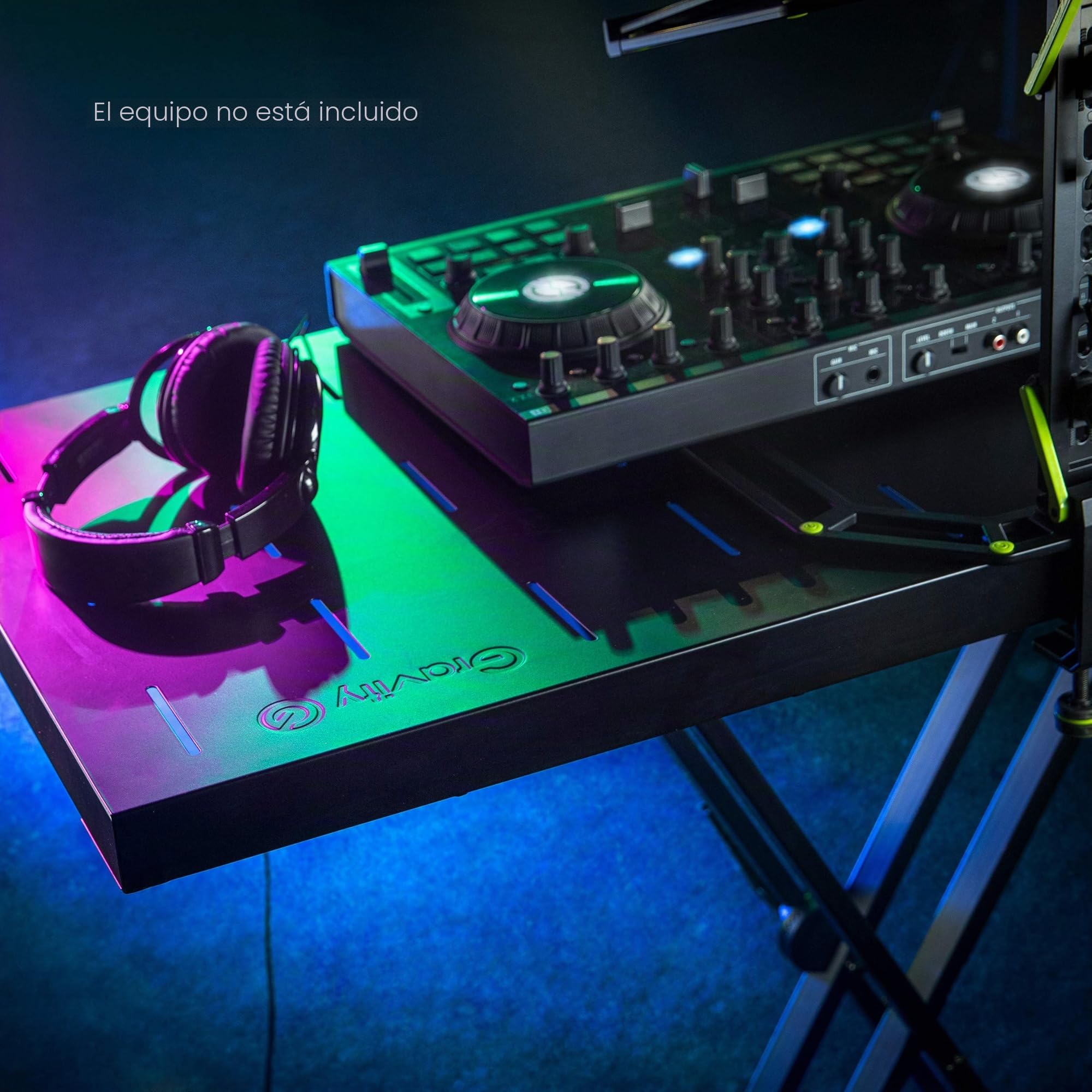 Gravity KSX 2 RD - Set con soporte para teclado X-Form doble y escritorio rápido