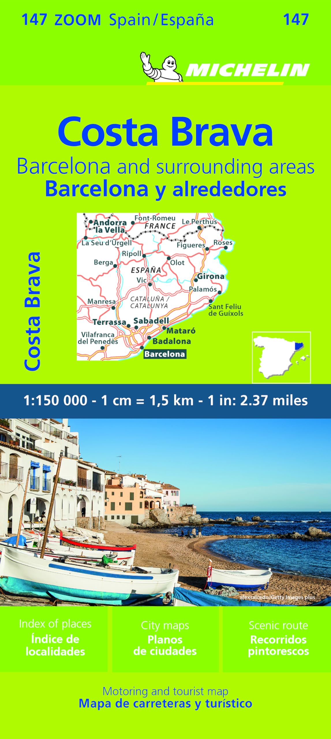 Barcelona y Alrededores Costa Brava - Zoom Map 147: Map