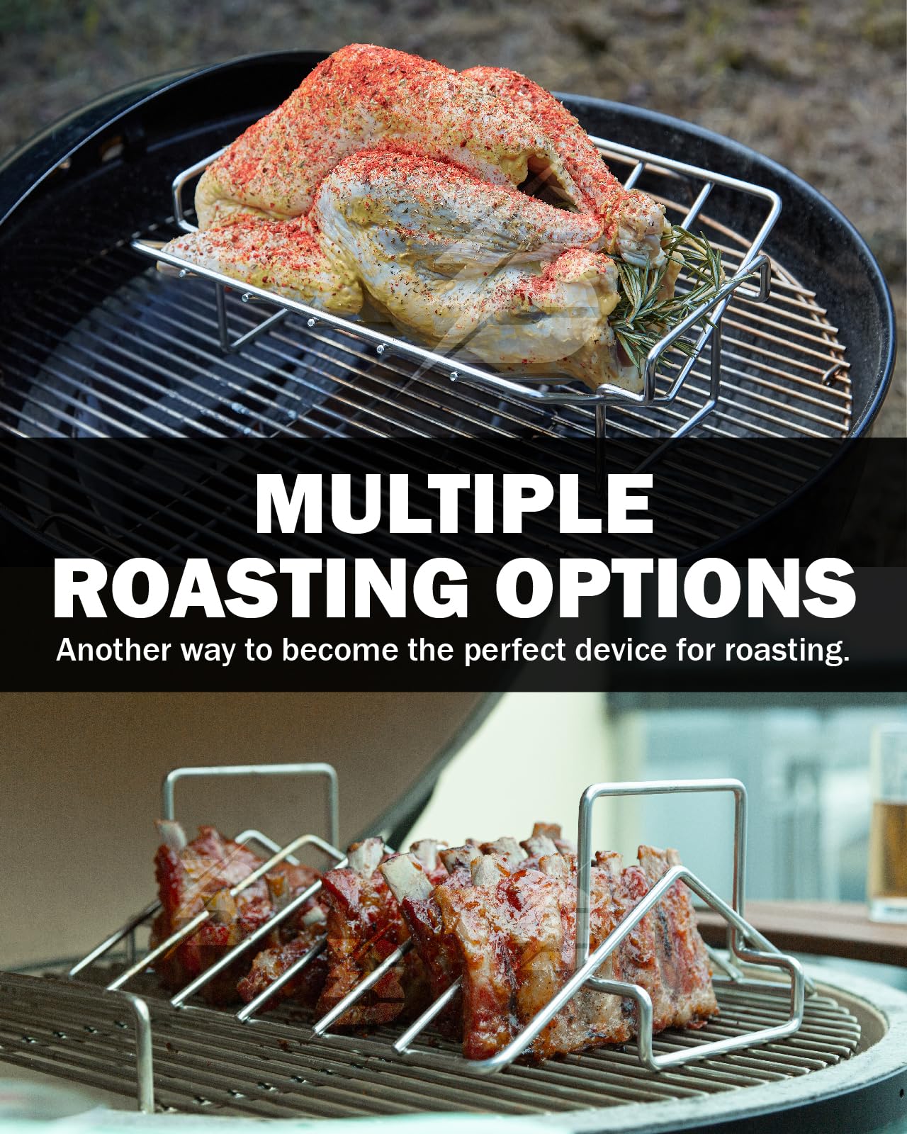 V Shape Rack Design Roasting Rack For Bbq