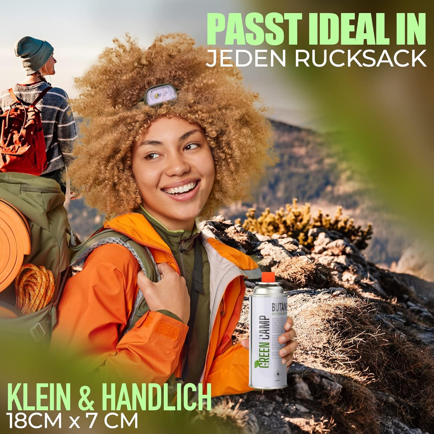Green Camp ® 28x Gaskartuschen 227g [Made IN Europe] ideal für Gaskocher, Gasheizung, Gasbrenner, Unkrautbrenner oder Campingkocher - Butan Gaskartusche Typ MFS – 1A