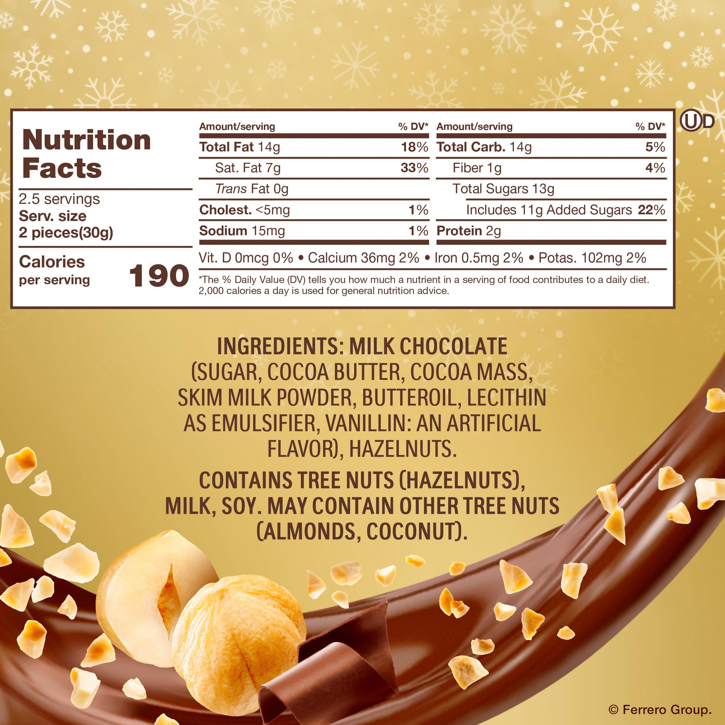 Ferrero Rocher Santa Claus 70gx15 : Amazon.ca: Grocery & Gourmet Food