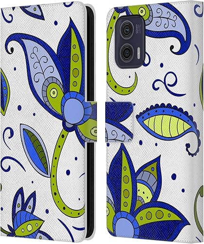 Miniatura 7 de Head Case Designs Officially Licensed Haroulita Marigold Cute Flower Pattern Leather Book Wallet Case Cover Compatible with Motorola Moto G73 5G