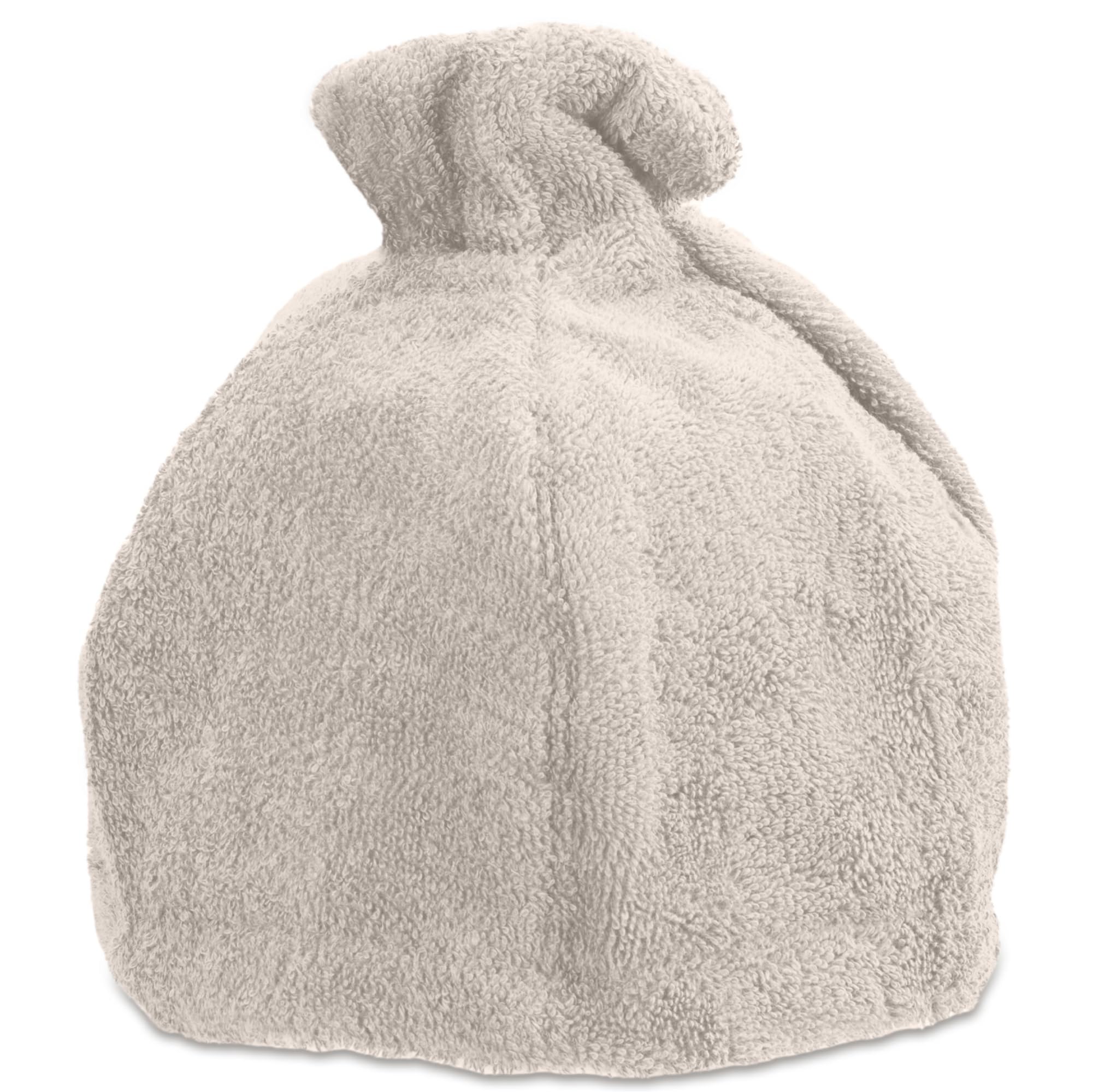 Bonnet de sauna 100% coton éponge 25 x 15 x 3 cm - Accessoire sauna spa hammam résistant à la chaleur