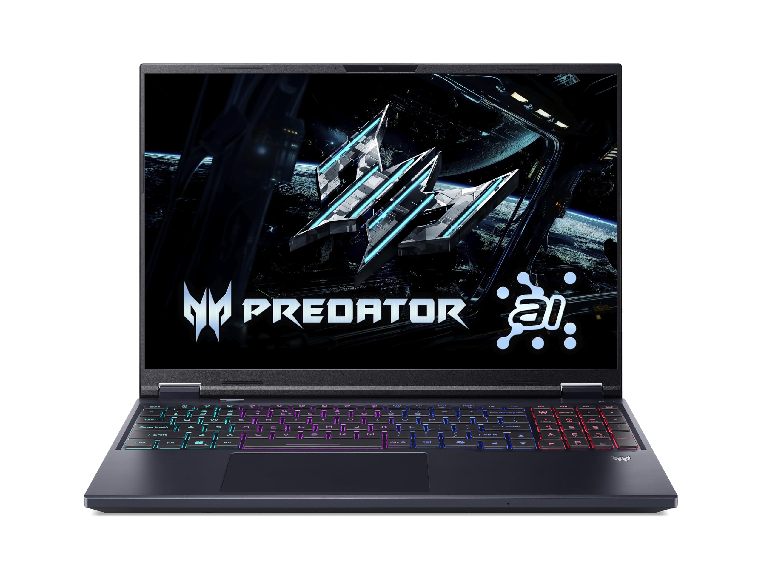 acer Predator Helios Neo 16 AI (PHN16-73-9816) laptop gamingowy, wyświetlacz 16 cali WQXGA IPS 240 Hz, Intel Core Ultra 9 275HX, 32 GB RAM, 1 TB SSD, NVIDIA GeForce RTX 5070, Windows 11, QWERTZ