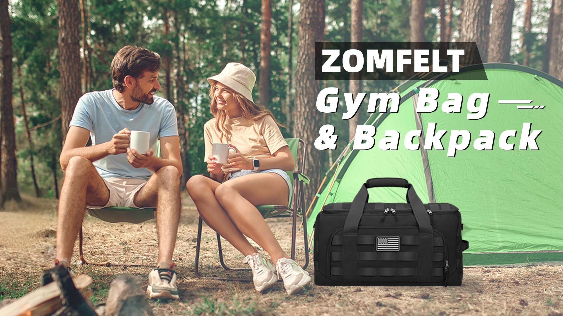 Amazon.com | ZOMFELT Tactical Gym Bags for Men, 22x14x9 Carry On