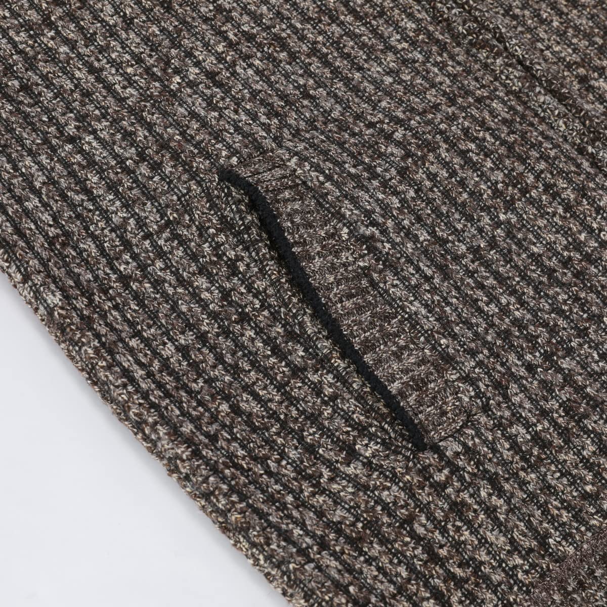 Allthemen Cardigan da Uomo con Cerniera con Colletto Rialzato Pollover Sweater Invernale Lavorato a Maglia