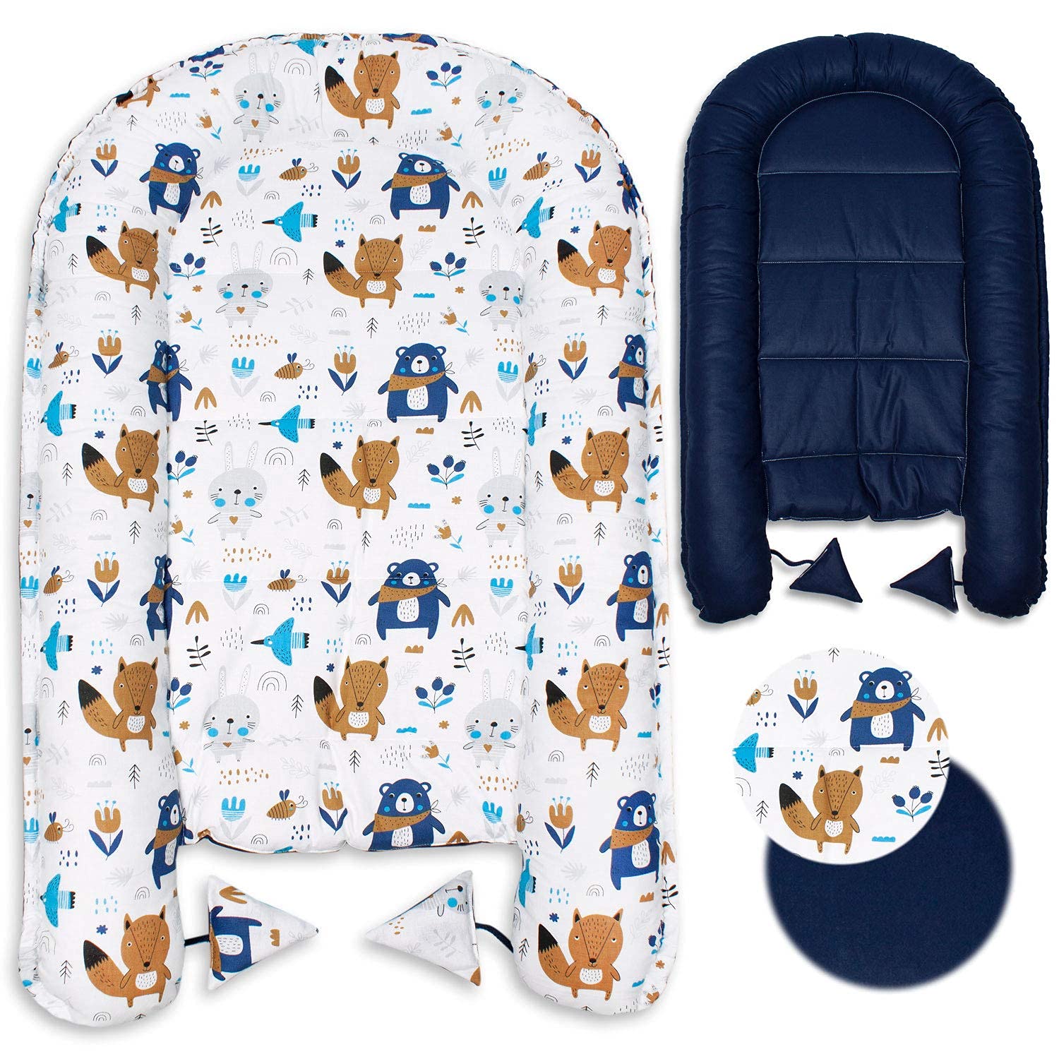 PaLulli, Ensemble D'équipement Bébé, Nid Douillet Avec Accessoires