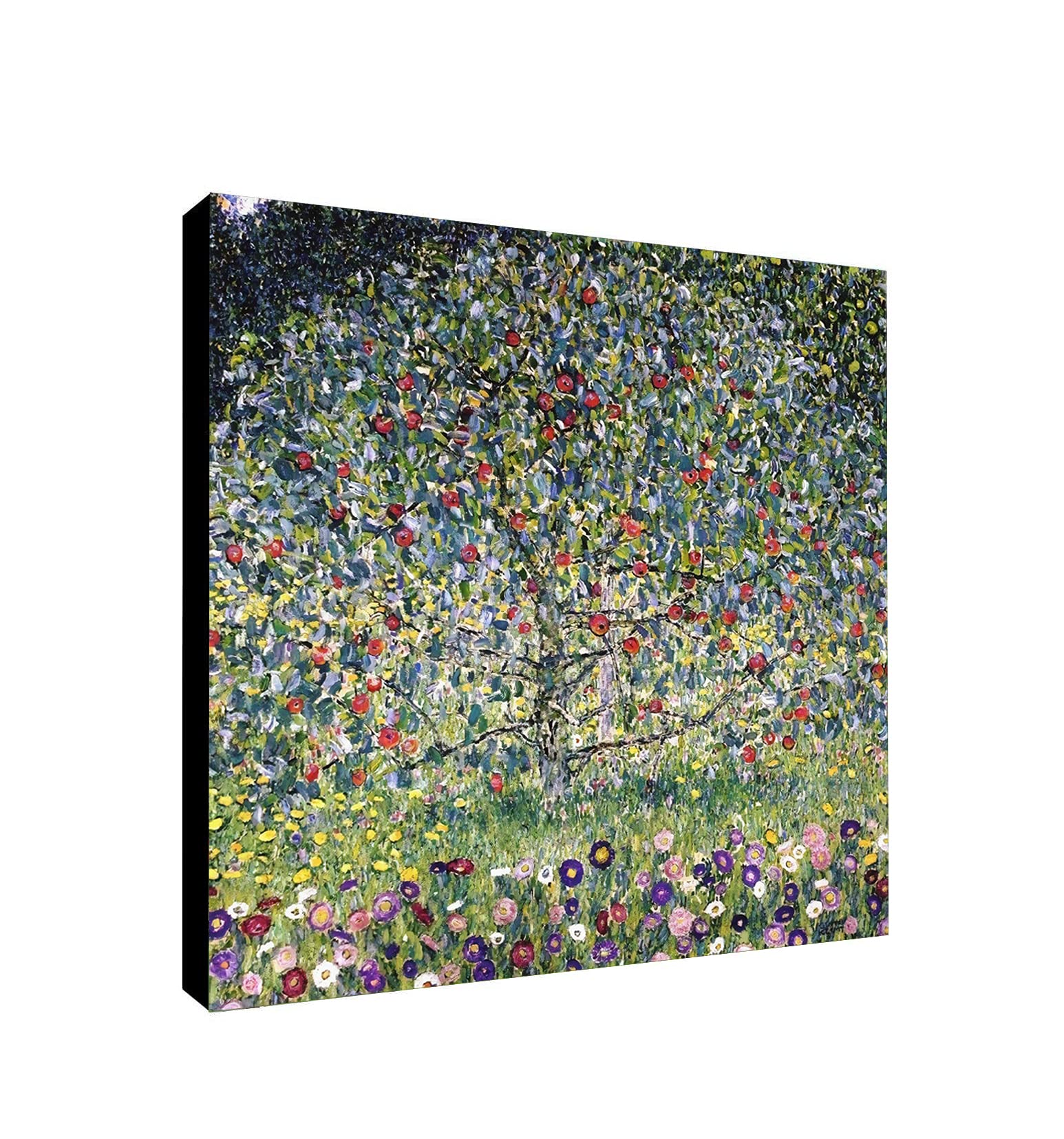GenericApple Tree by Gustav Klimt - Canvas Wall Art Framed Print - 30x30 inches