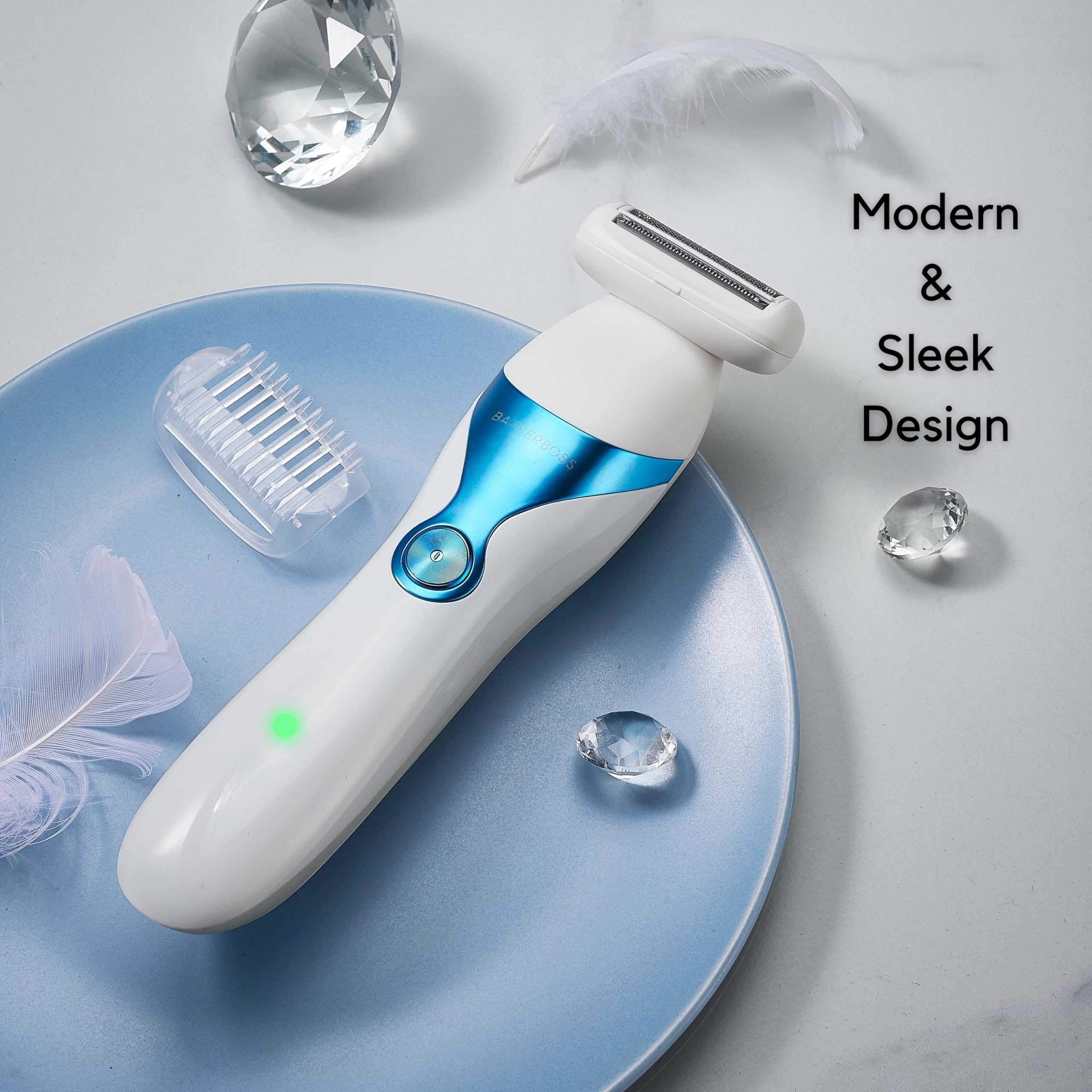 BarberBoss Electric lady shavers for women electric razor for women womens electric shavers, womens shaver, ladies shavers - Image 2
