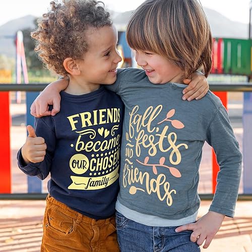 Miniatura 4 de WRAPXPERT Paquete de vinilo de transferencia de calor boho pastel para planchar de 12 x 10 pulgadas, 8 colores pastel surtidos HTV para camisetas,