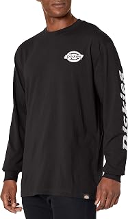 Dickies Mens Long Sleeve Heavyweight Logo T-Shirt