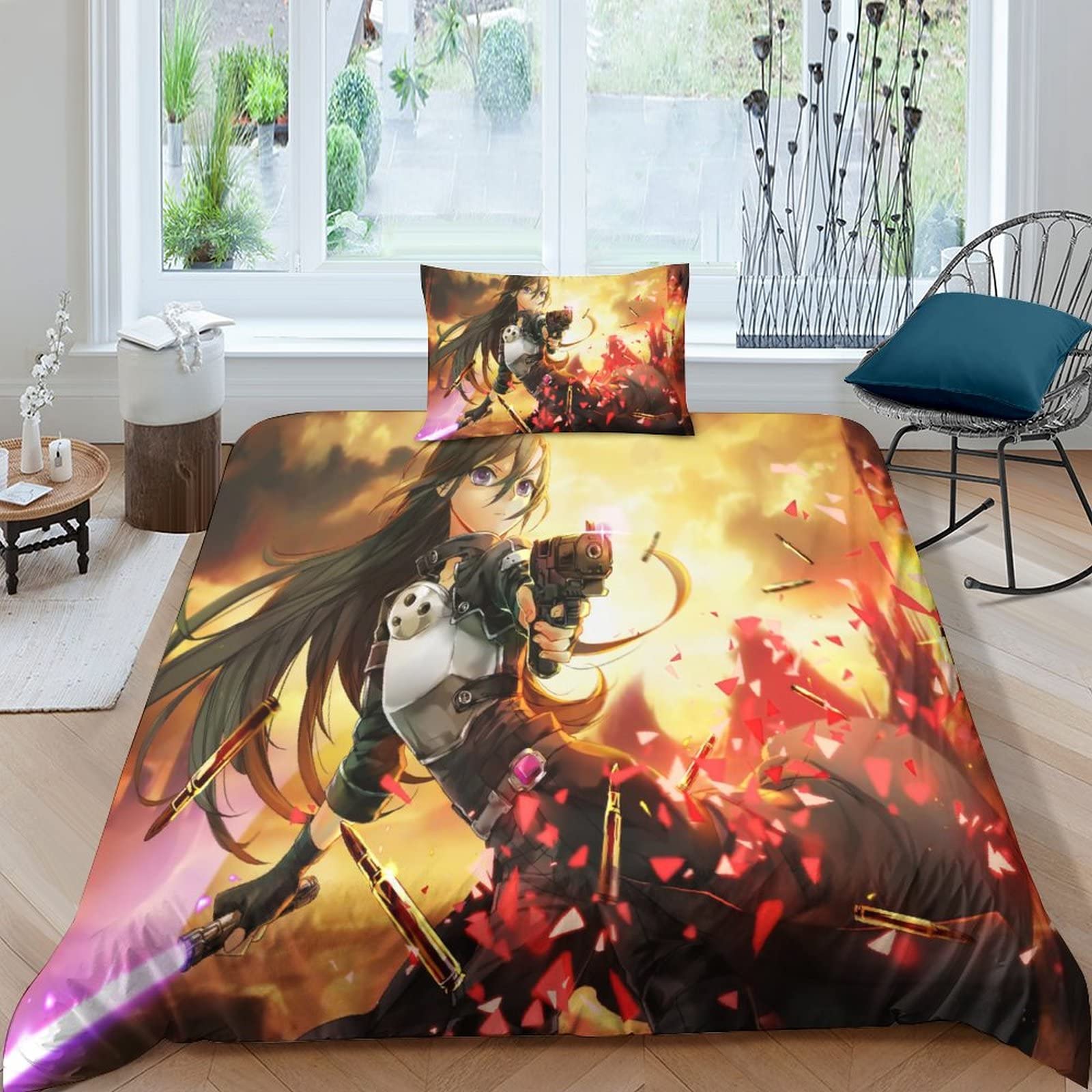 Housse de couette Sword and Sworcery 3D imprimé ensemble de literie single