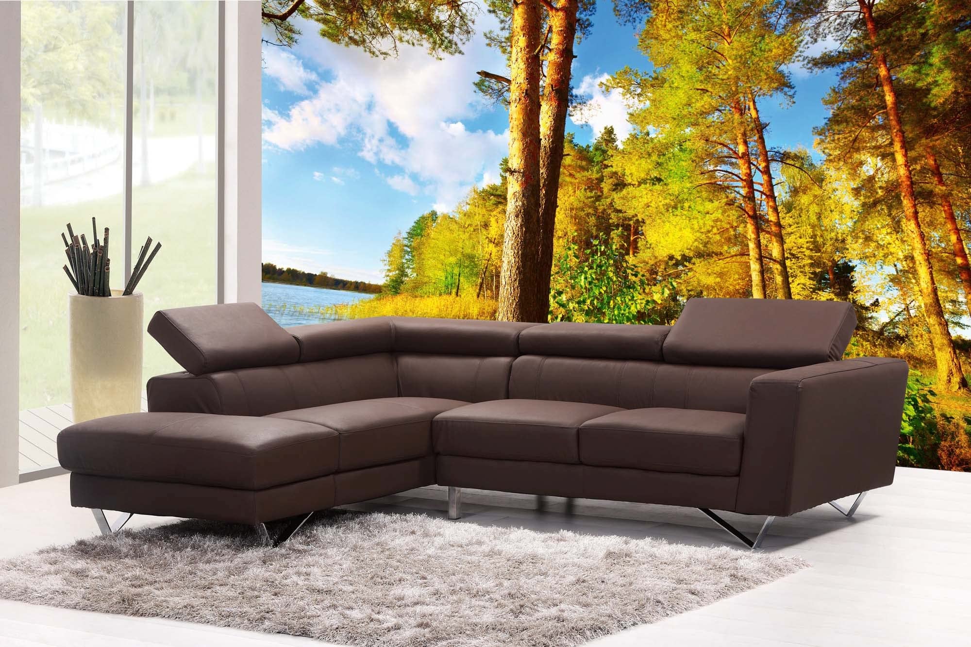 DIMEX LINE Non-Woven Photo Wallpaper Sunny Forest 375 x 250 cm - Non-Woven Wallpaper, Wall Mural, Wall Pictures - Wallpaper for Living Room, Bedroom, Office, Kitchen