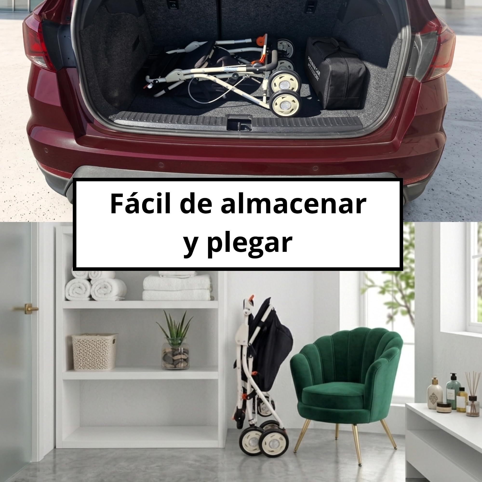 Andador Carro de Compra para Mayores – Plegable,Asiento y Respaldo Acolchado, Freno Seguridad, Bolsa Extraíble, Ruedas 360º -Ligero y Ajustable en Altura- PESO SOPORTADO 130KG- MARCA ESPAÑOLA