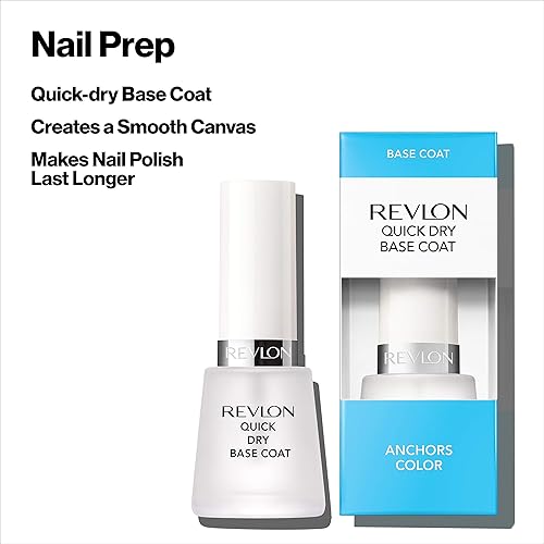 Miniatura 6 de Revlon Base multicare + capa superior, fortalecedor de uñas 2 en 1 y capa superior para un acabado brillante, 0.5 onzas