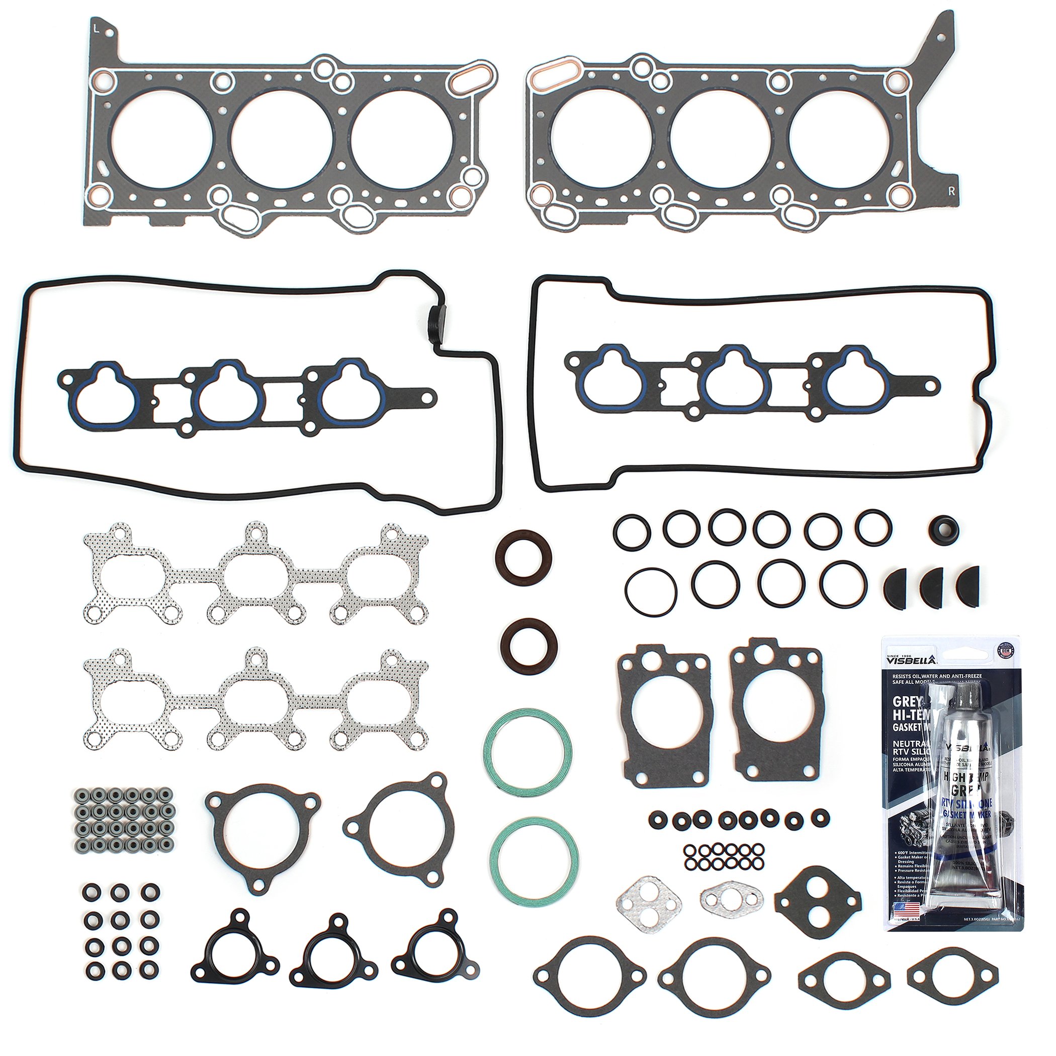 Aazon.co: CNS Graphite Cylinder Head Gasket Set Copatible With 94-04 Toyota 2.4L / 2.7L DOHC