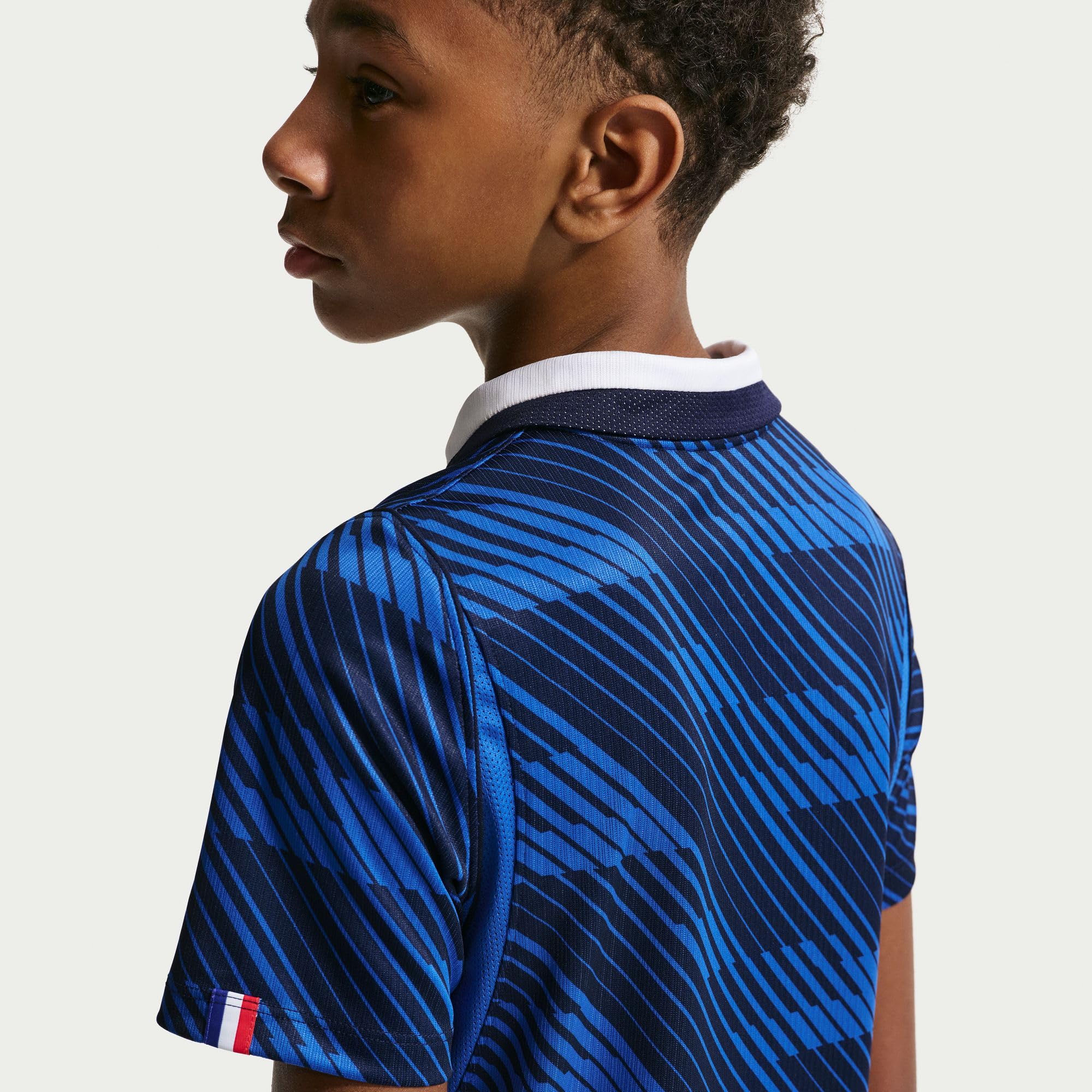 Nike FFF 2026 Stadium Domicile Maillot de Foot Replica Nike Dri-fit pour Ado Réplique du Maillot de Football Mixte Enfant (Lot de 1)
