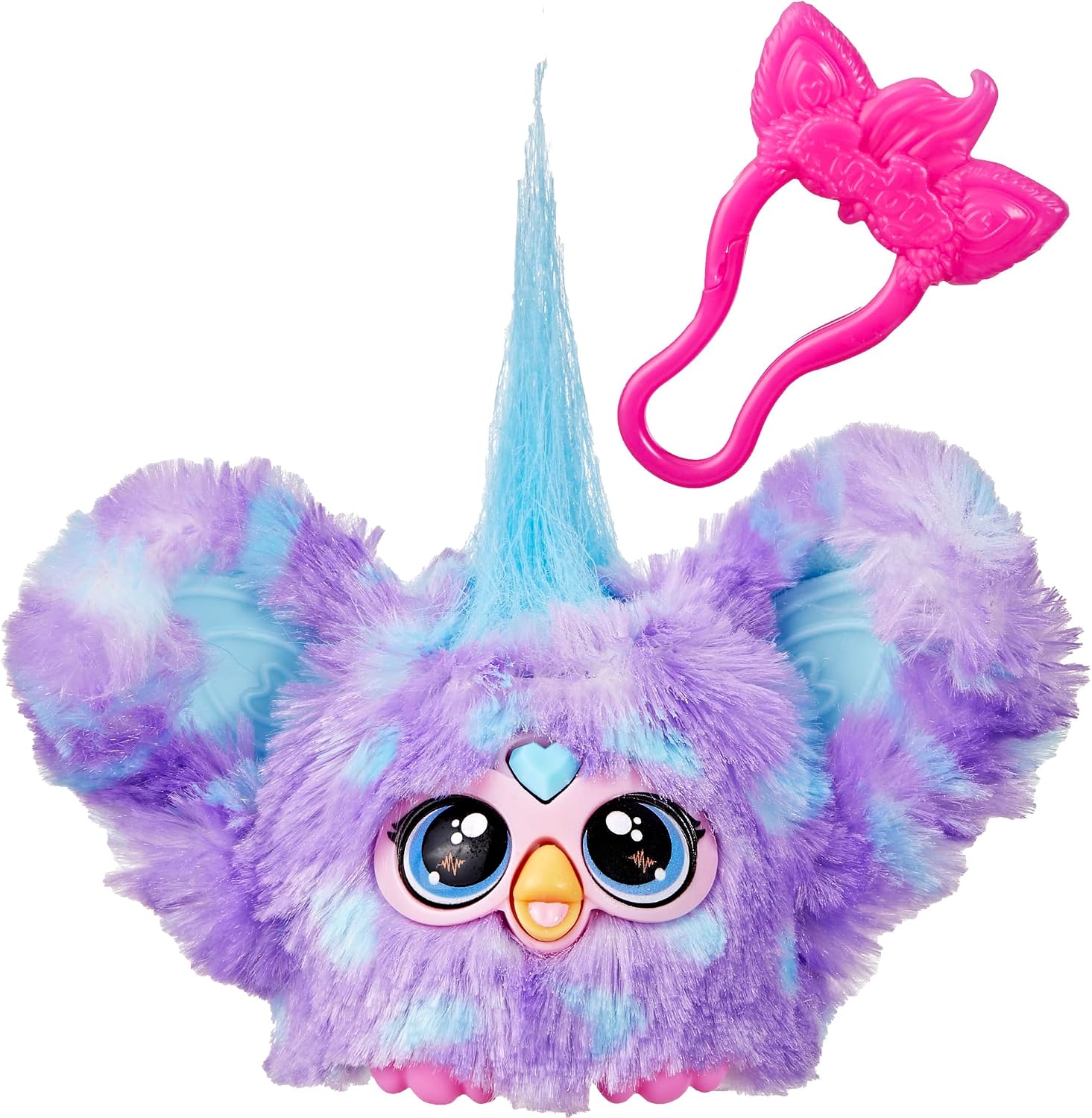 Furby Furblets Groo-Vee Mini Friend, 45+ Sounds & Music, Speaks Only Furbish, Electronic Plush Toys for 6 Year Olds & Up, Purple