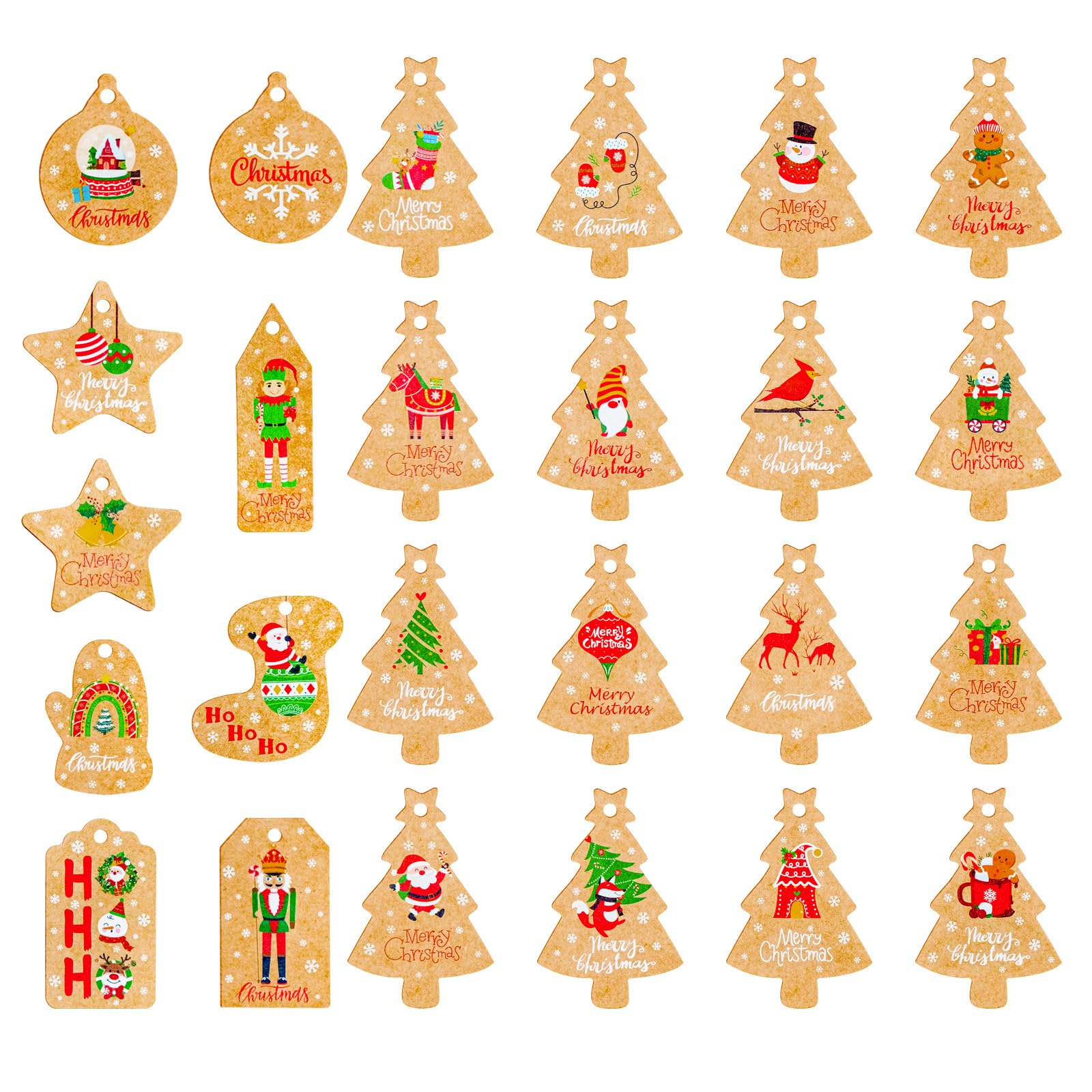 Haooryx Lot De 450 étiquettes Cadeaux De Noël En Papier Kraft Noir Et Blanc Etiquettes Autocollantes Pour Noel Pour Fete De Noel Decoration De Boite A Dragees Noir Et Blanc 30 Feuilles