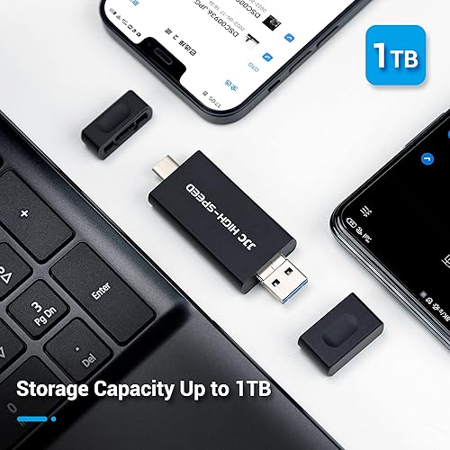 Miniatura 7 de JJC USB 3.0 Huawei NM Nano lector de tarjetas de memoria escritor, USB-C 3.0 NM a tarjeta SD MicroSDTF, velocidad de transferencia de datos de hasta