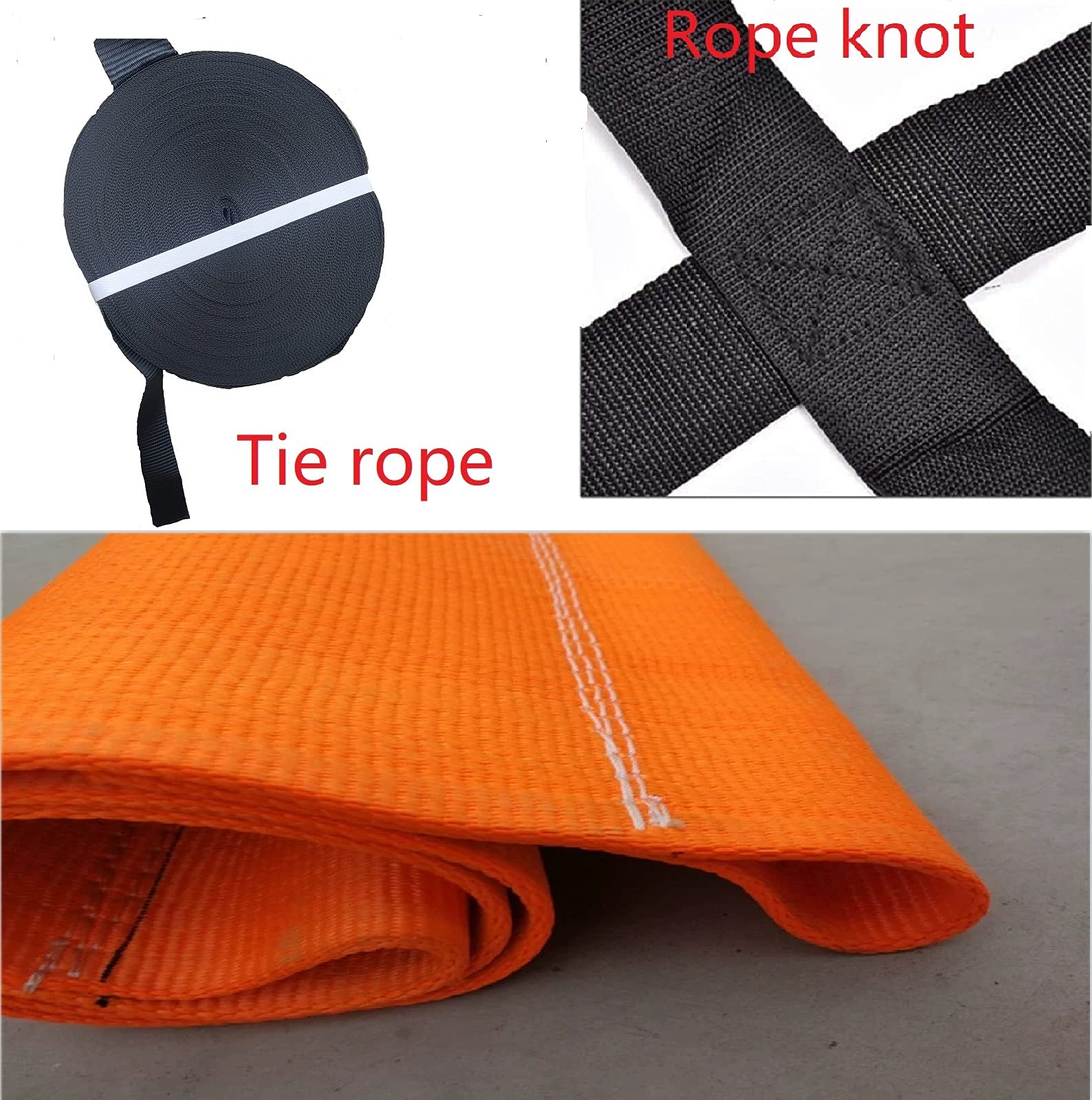 XHP Draussen Kletterndes Frachtnetz und Schaukel für Kinder und Kleinkinder Spielplatz Spieltunnel Baum Hängematte Haus Dschungel Gym Small Mesh Gurtseil Leiter Innen, Gelb & Schwarz