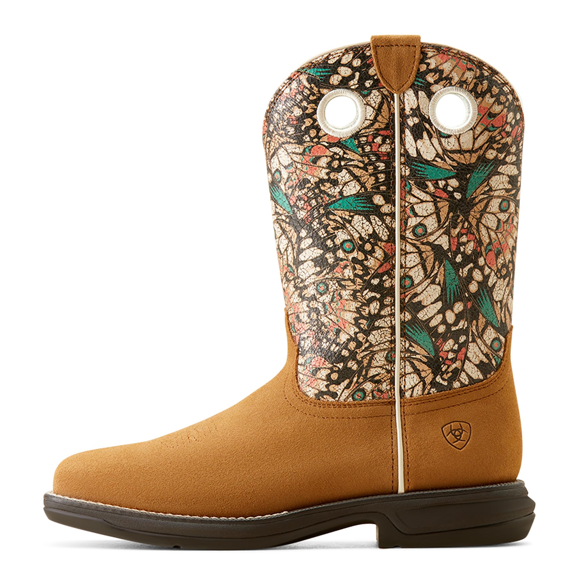 Ariat Women's Anthem Myra Western Boot: 8.5 Mariposa/Dark Tan Suede