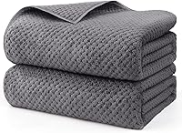 HOMEXCEL Bath Sheet Towels Set of 2 (35x70 Inch) Ultra Soft Microfiber Grey - Quick Dry, Absorbent for Bath, Gym, Spa